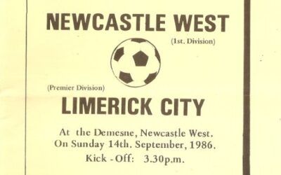 League of Ireland Programmes – 1986
